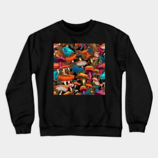 Rainbow mushrooms Crewneck Sweatshirt